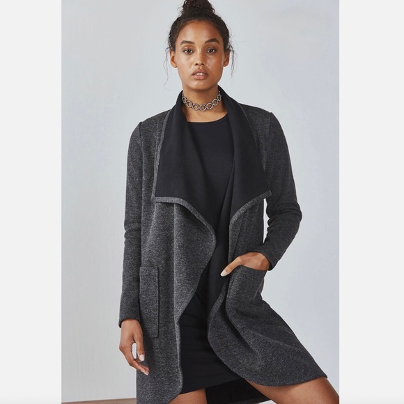 Fabletics Moscow Cardigan Coat Open Front Size Large - Picture 1 of 8